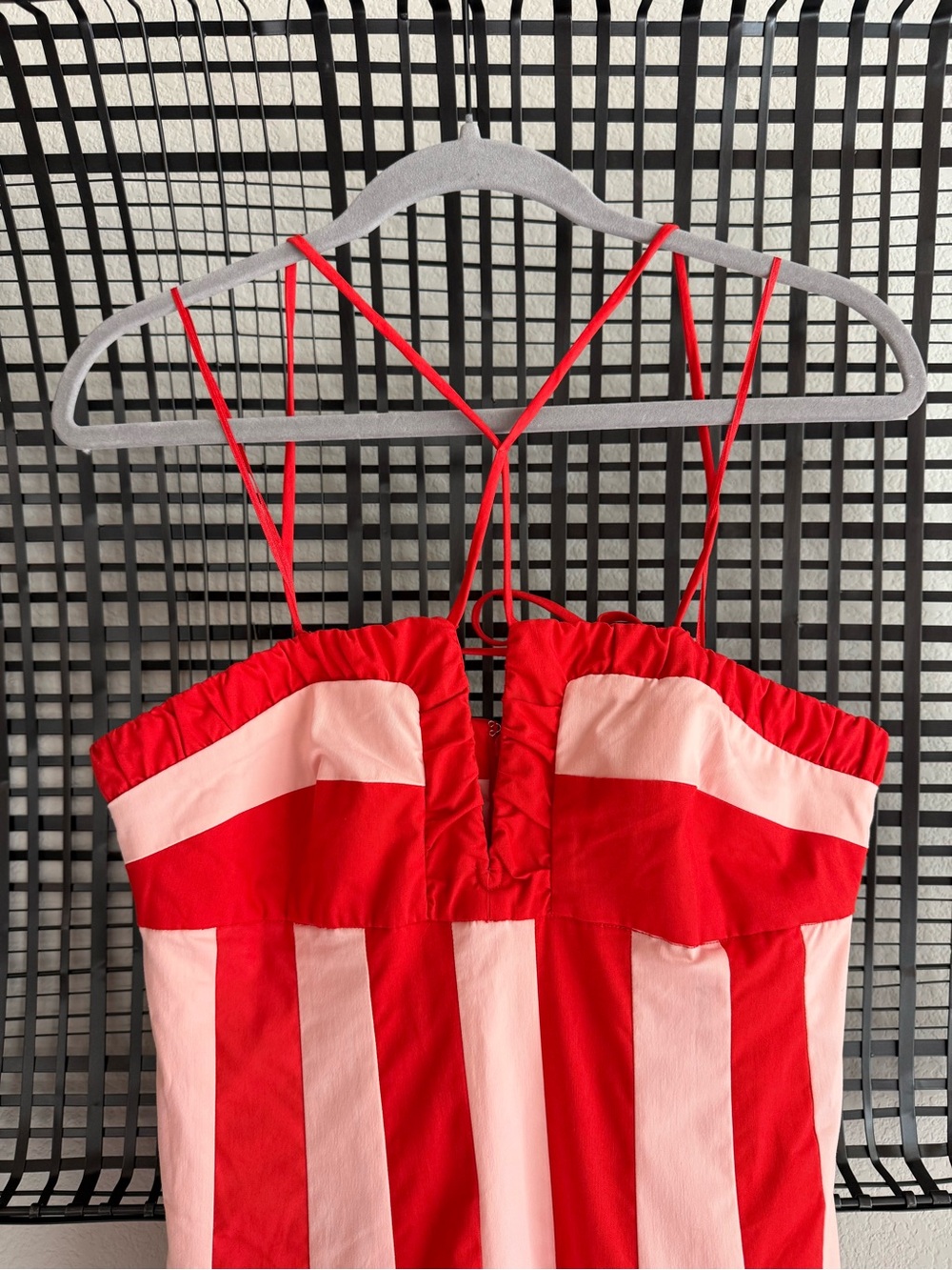 Anthropologie Maeve Halter Colorblock Midi Dress - Picture 3 of 7